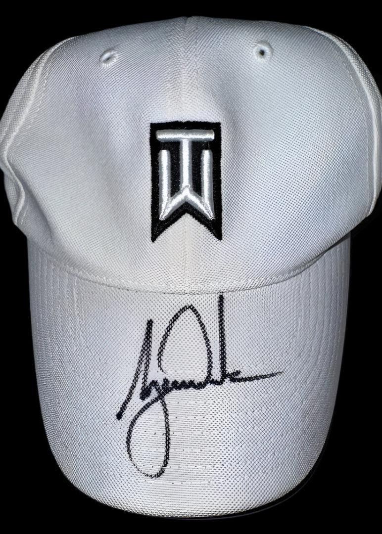 Tiger Woods Signed White Nike TW Hat - JSA COA